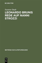 Susanne Daub - Leonardo Brunis Rede auf Nanni Strozzi