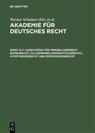 Jürgen Regge, Werner Schmid, Werne Schubert, Werner Schubert - Akademie für Deutsches Recht - Band III,7: Akademie für Deutsches Recht / Ausschüsse für Immobiliarkredit, Bodenrecht (allgemeines Grundstücksrecht), Hypothekenrecht und Enteignungsrecht