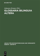 Johanne Kramer, Johannes Kramer - Glossaria bilinguia altera