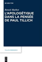 Benoit Mathot - L' apologétique dans la pensée de Paul Tillich