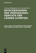 Vo den Mitgliedern der Gerichte, von den Mitgliedern der Gerichte, Mitglieder der Verfassungsgerichte, Von den Mitgliedern der Gerichte - Entscheidungen der Verfassungsgerichte der Länder (LVerfGE) - Band 1: Berlin, Brandenburg, Mecklenburg-Vorpommern, Sachsen-Anhalt, Thüringen