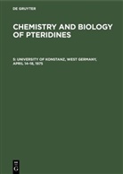 Degruyter - Chemistry and Biology of Pteridines - 5: University of Konstanz, West Germany, April 14-18, 1975