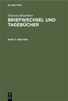 Giacomo Meyerbeer, Gudrun Becker, Heinz Becker, Sabin Henze-Döhring, Sabine Henze-Döhring - 1856-1859