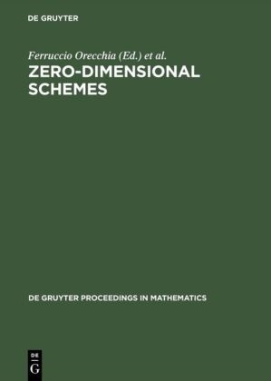 Chiantini,  Chiantini, Luca Chiantini, Ferrucci Orecchia, Ferruccio Orecchia - Zero-Dimensional Schemes - Proceedings of the International Conference held in Ravello, June 8-13, 1992