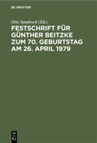 Ott Sandrock, Otto Sandrock - Festschrift für Günther Beitzke zum 70. Geburtstag am 26. April 1979
