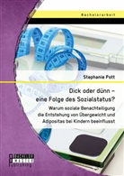 Stephanie Pott - Dick oder dünn eine Folge des Sozialstatus? Warum soziale Benachteiligung die Entstehung von Übergewicht und Adipositas bei Kindern beeinflusst