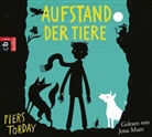 Piers Torday, Jona Mues - Aufstand der Tiere, 4 Audio-CDs (Audio book)