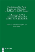 Horst Dippel - Constitutions of the World from the late 18th Century to the Middle of the 19th Century, The America - Vol. 1. Part VII: Vermont - Wisconsin / Addendum et Corrigendum