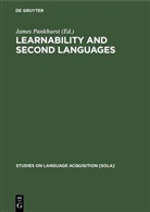 Jame Pankhurst, James Pankhurst - Learnability and second languages