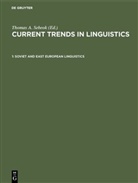 Thomas A. Sebeok - Current Trends in Linguistics - Vol 1: Soviet and East European Linguistics
