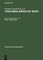 Erltraud Auer, Klau Grubmüller, Klaus Grubmüller, Reinhard Pawis, Schnell, Schnell... - Vocabularius Ex quo - 1: Einleitung