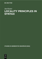 Jan Koster - Locality principles in syntax
