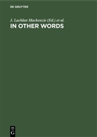 Lachlan Mackenzie, J Lachlan Mackenzie, J. Lachlan Mackenzie, TODD, Todd, Richard Todd - In Other Words