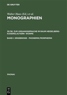 Diete Karch, Dieter Karch - Phonai. Monographien - 35/36: Zur Umgangssprache im Raum Heidelberg-Kaiserslautern- Worms, 2 Teile