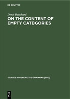 Denis Bouchard - On the Content of Empty Categories