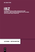 Degruyter - IBZ - Jahrgang 45/Teil 1: 2009