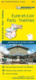 DEPARTEMENTALE FRANC, Michelin, XXX, MICHELI, Michelin - Eure-et-Loir, Paris, Yvelines 1:150 000