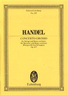 Georg Friedrich Händel, Michael Nyman - Concerto grosso B-Dur op. 6/7 HWV 325, Studienpartitur