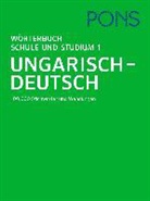 PONS Wörterbuch für Schule und Studium Ungarisch. Tl.1