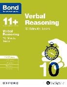 Bond, Bond 11, Bond 11+, Frances Down, Frances Bond Down, Frances Bond 11+ Down... - Bond 11+: Verbal Reasoning: 10 Minute Tests
