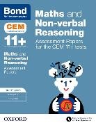 Bond, Bond 11+, Alison Primrose, Alison Bond Primrose, Alison Bond 11+ Primrose - Bond 11+ Maths Non Verbal Reasoning Assessment Papers for Cem 11+