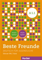 Jos Luis Cerezo Vedia, José Luis Cerezo Vedia, Maria Papadopoulou - Beste Freunde - Deutsch für Jugendliche - A1/1: Beste Freunde A1/1 Glossar XXL Deutsch-Spanisch, Aleman-Espanol