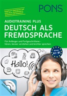 PONS Audiotraining Plus Deutsch als Fremdsprache, MP3-CD + Begleitbuch (Audio book)