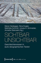 Maria Heidegger, Nin Kogler, Nina Kogler, Mathild Schmitt, Mathilde Schmitt, Mathilde Schmitt u a... - sichtbar unsichtbar