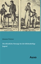 Johannes Petersen - Die öffentliche Fürsorge für die hilfsbedürftige Jugend