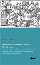 Hermann Korb - Liederbuch für deutsche Ärzte und Naturforscher
