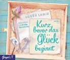 Agnés Ledig, Agnès Ledig, Katja Danowski - Kurz bevor das Glück beginnt, 3 Audio-CDs (Hörbuch)