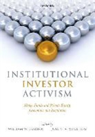 William Bratton, William (Nicholas F. Gallicchio Profesor Bratton, William Mccahery Bratton, William Bratton, William (Nicholas F. Gallicchio Profesor of Law and Co-Director Bratton, Joseph A McCahery... - Institutional Investor Activism