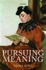 Emma Borg, Emma (University of Reading) Borg, Borg Emma - Pursuing Meaning