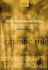 Stephen Wechsler, Stephen (Professor of Linguistics Wechsler, Wechsler Stephen - Word Meaning and Syntax