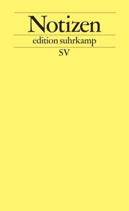 Suhrkamp Verlag - Notizbuch edition suhrkamp gelb - Notizen