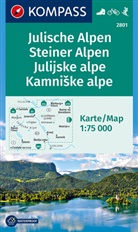 KOMPASS-Karte GmbH, KOMPASS-Karten GmbH, KOMPASS-Karten GmbH - JULISCHE ALPEN STEINER ALPEN