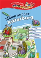 Irmtraud Guhe - LESEZUG/ Malbuch: Malen auf der Ritterburg