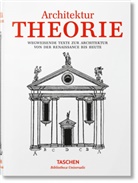 Veronica Biermann, Kunstbibliothe der Staatlichen Museen zu Berlin, TASCHEN - Architekturtheorie. Wegweisende Texte zur Architektur von der Renaissance bis heute