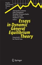 Alessandro Citanna, Joh Donaldson, John Donaldson, H. Polemarchakis, H Polemarchakis et al, Paolo Siconolfi... - Essays in Dynamic General Equilibrium Theory