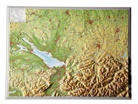Mario Engelhardt, André Markgraf - Region Allgäu, Bodensee, Reliefkarte, Klein