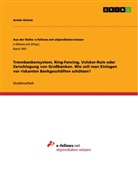 Armin Grimm - Trennbankensystem, Ring-Fencing, Volcker-Rule oder Zerschlagung von Großbanken. Wie soll man Einlagen vor riskanten Bankgeschäften schützen?