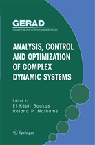 El-Kébi Boukas, El-Kebir Boukas, El-Kébir Boukas, Roland P. Malhame, Roland P. Malhamé, P Malhamé... - Analysis, Control and Optimization of Complex Dynamic Systems