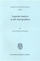 Ota Weinberger - Logische Analyse in der Jurisprudenz.