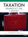 Alan Melville - Taxation:Finance Act 2012