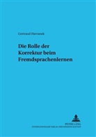 Gertraud Havranek - Die Rolle der Korrektur beim Fremdsprachenlernen