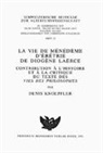 Denis Knoepfler - La vie de Ménédème d'Erétrie de Diogène Laërce