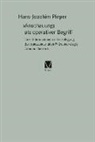 Hans J Pieper, Hans J. Pieper, Hans-Joachim Pieper - "Anschauung" als operativer Begriff