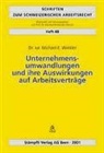 Michael E Winkler, Michael E. Winkler - Unternehmensumwandlungen und ihre Auswirkungen auf Arbeitsverträge