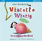 Lou Kuenzler, Anna Carlsson, Anke Knefel - Violetta Winzig - Ein eiskugelgroßes Rätsel, 2 Audio-CDs (Audio book)
