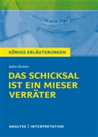 John Green - John Green "Das Schicksal ist ein mieser Verräter"